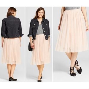 MOSSIMO SUPPLY | Tulle Ballet skirt blush pink s L